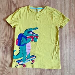 Mini Boden Skateboarding Alligator Tee